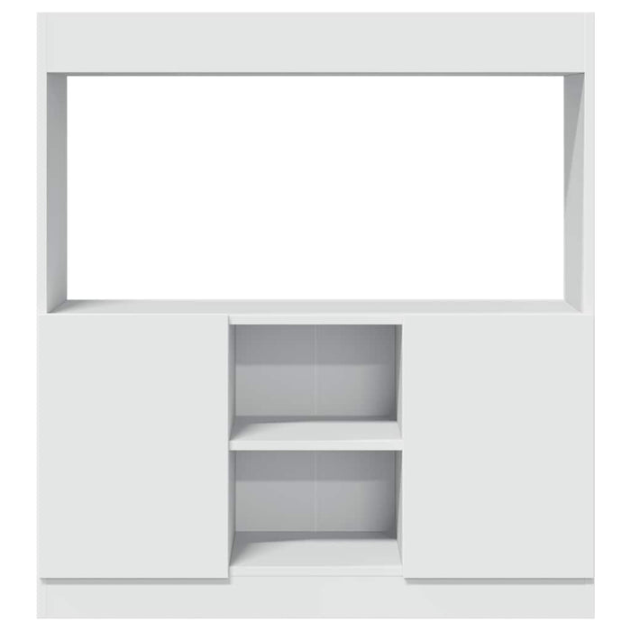 Credenza Bianca 92x33x100 cm in Legno Multistrato 855124