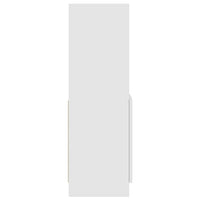 Credenza Bianca 92x33x100 cm in Legno Multistrato 855124