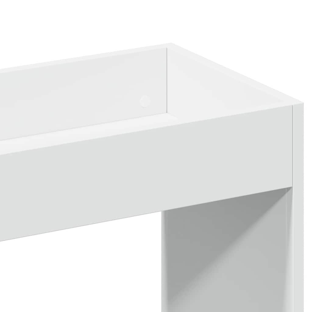 Credenza Bianca 92x33x100 cm in Legno Multistrato 855124