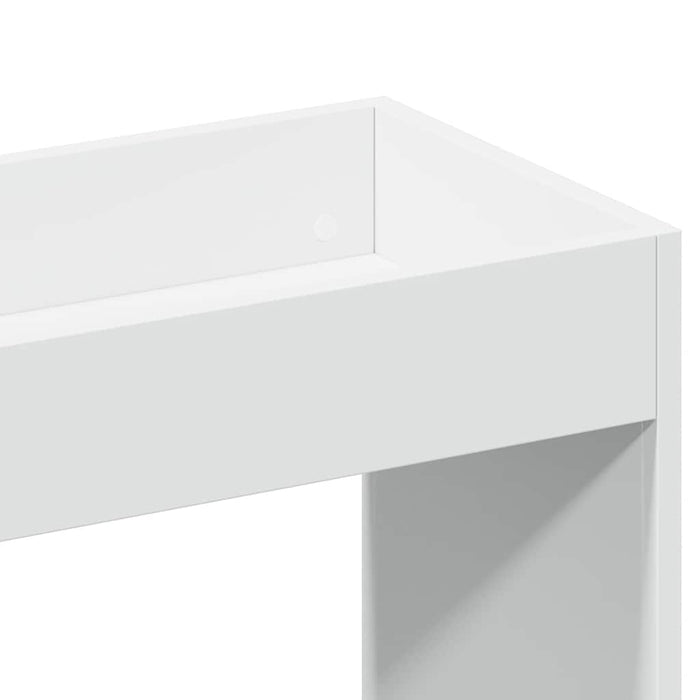 Credenza Bianca 92x33x100 cm in Legno Multistrato 855124