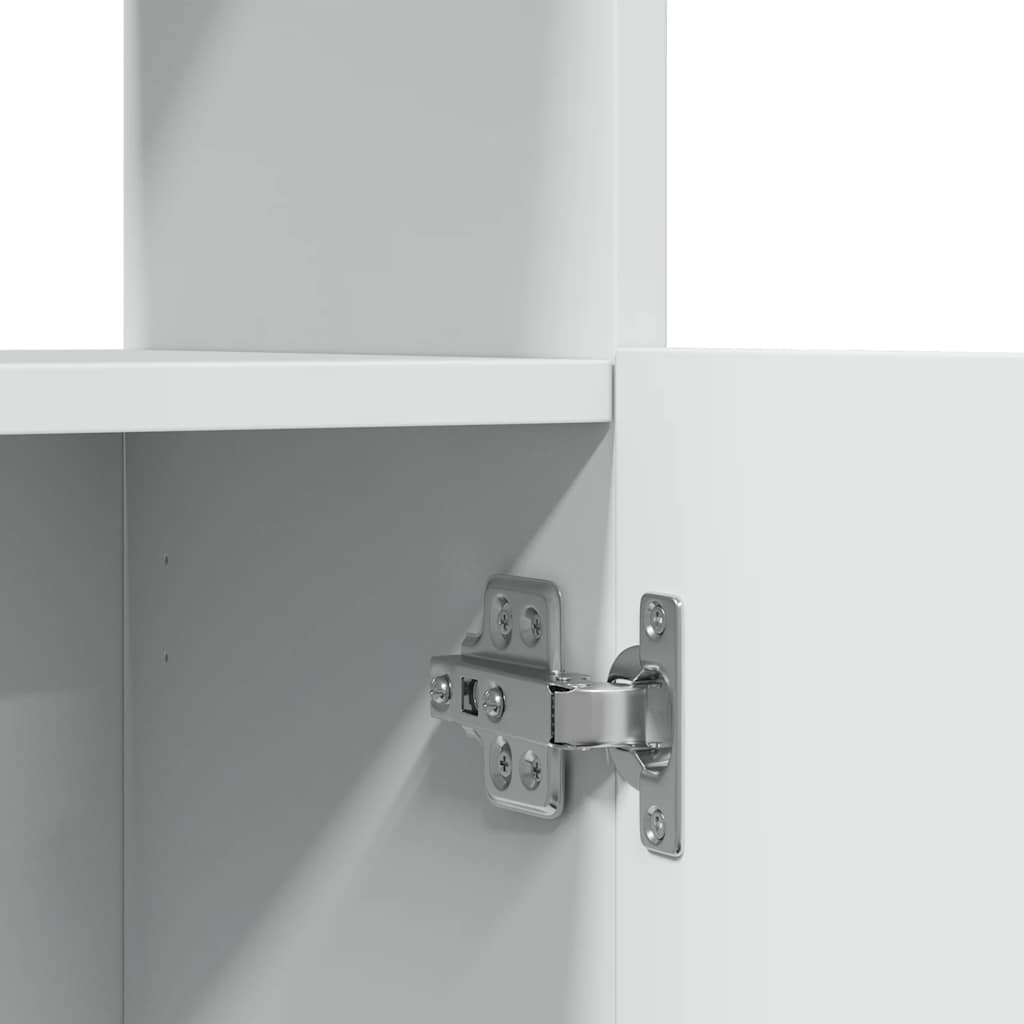 Credenza Bianca 92x33x100 cm in Legno Multistrato 855124