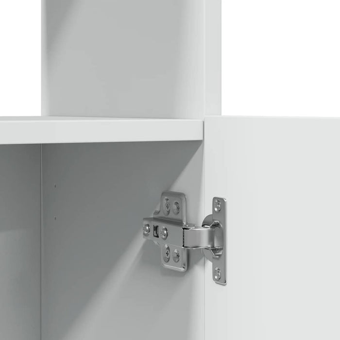 Credenza Bianca 92x33x100 cm in Legno Multistrato 855124