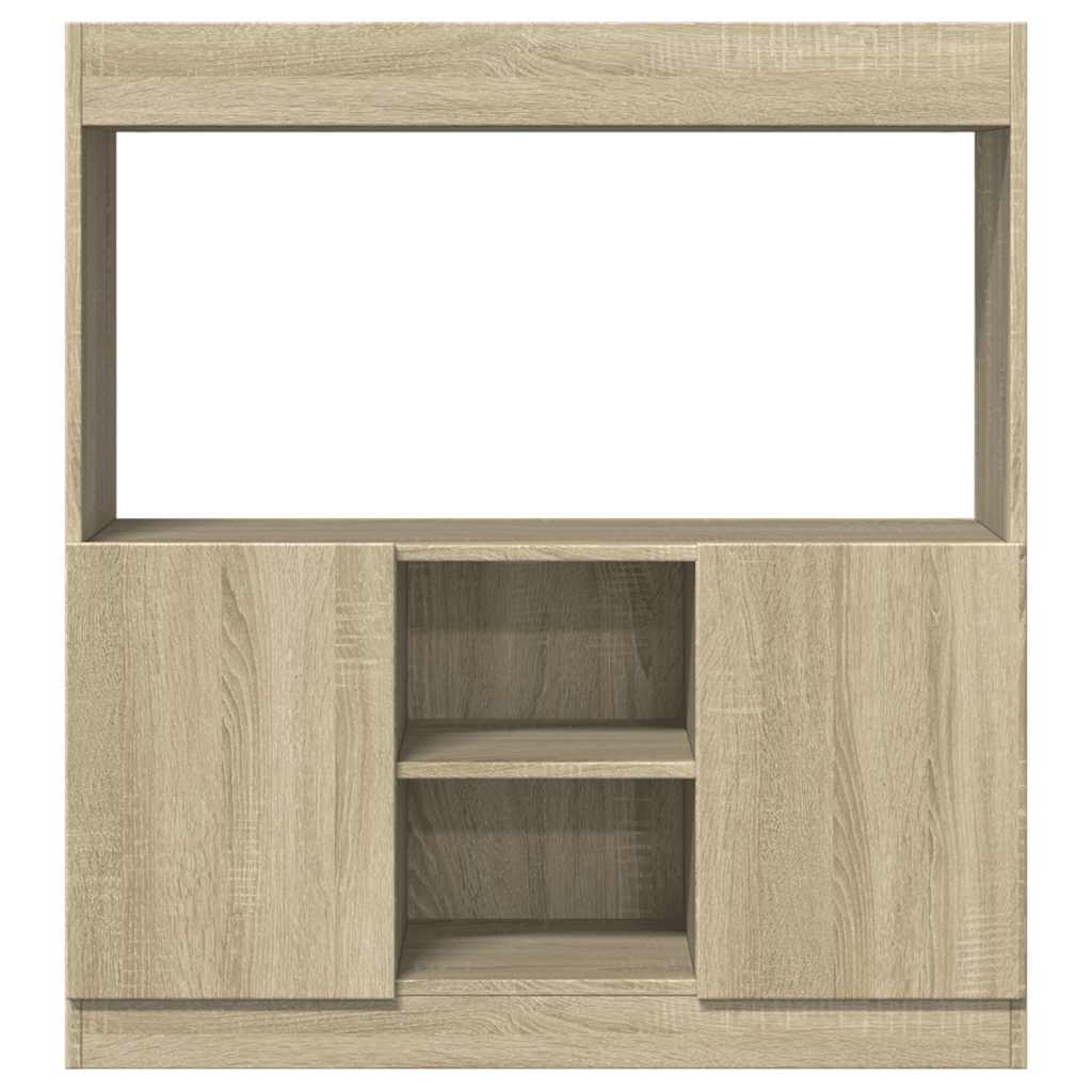 vidaXL Credenza Rovere Sonoma 92x33x100 cm in Legno Multistrato