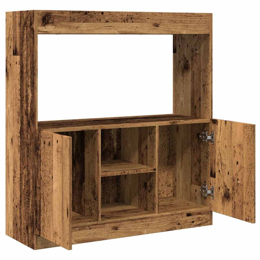 Credenza Legno Antico 92x33x100 cm in Legno Multistrato 855131