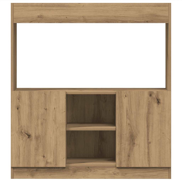 vidaXL Credenza Rovere Artigianale 92x33x100 cm in Legno Multistrato