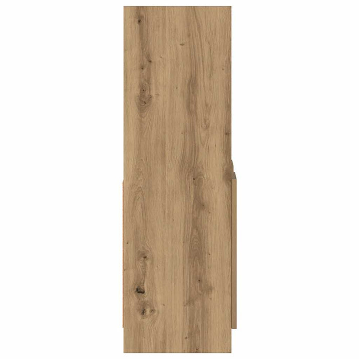 vidaXL Credenza Rovere Artigianale 92x33x100 cm in Legno Multistrato