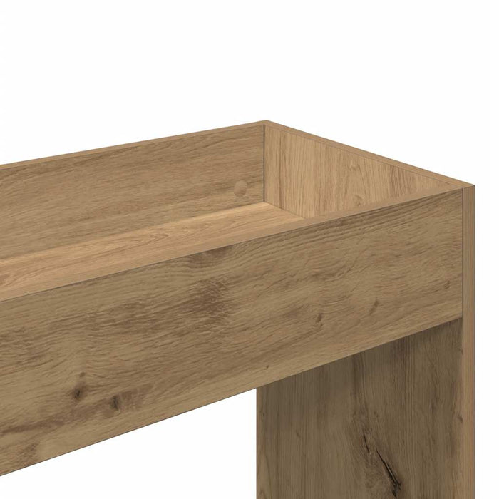vidaXL Credenza Rovere Artigianale 92x33x100 cm in Legno Multistrato