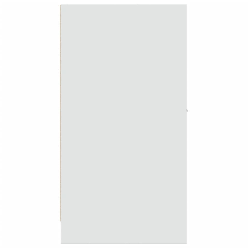 vidaXL Armadietto da Farmacia Bianco 30x41x77,5 cm in Truciolato