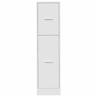 Armadietto da Farmacia Bianco 30x41x118 cm in Truciolato 855160