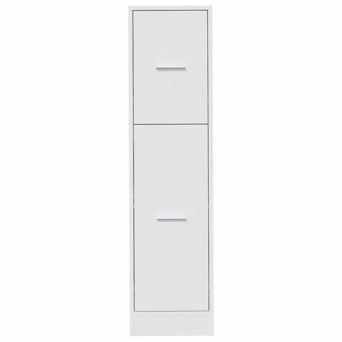 Armadietto da Farmacia Bianco 30x41x118 cm in Truciolato 855160