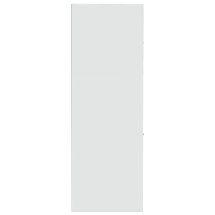 Armadietto da Farmacia Bianco 30x41x118 cm in Truciolato