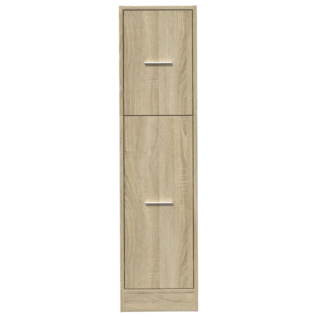 Armadietto da Farmacia Rovere Sonoma 30x41x118 cm in Truciolato 855162