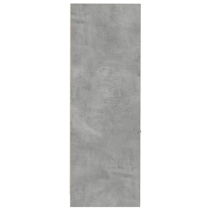 Armadietto da Farmacia Grigio Cemento 30x41x118 cm Truciolato 855163