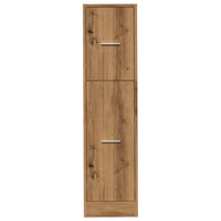 Armadietto da Farmacia Rovere 30x41x118 cm in Truciolato