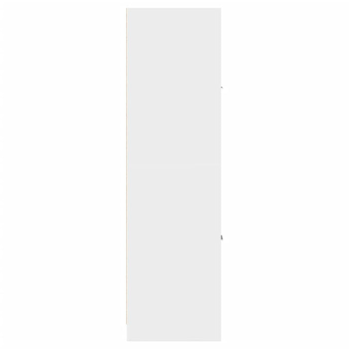 Mobiletto da Farmacia Bianco 30x41x144,5 cm Legno Agglomerato 855169