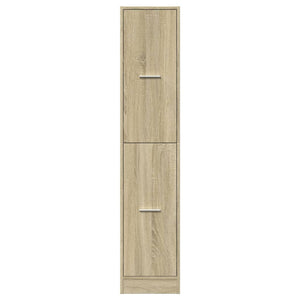 Mobiletto da Farmacia Rovere Sonoma 30x41x144,5 cm Legno Agglomerato 855171