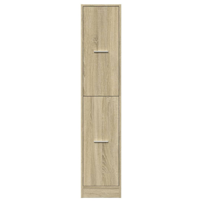 Mobiletto da Farmacia Rovere Sonoma 30x41x144,5 cm Legno Agglomerato 855171