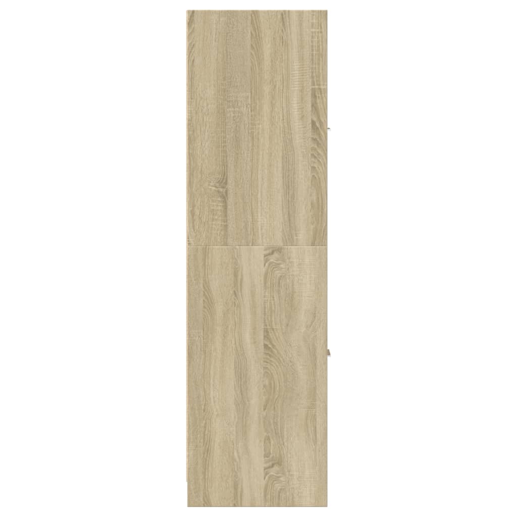 Mobiletto da Farmacia Rovere Sonoma 30x41x144,5 cm Legno Agglomerato 855171