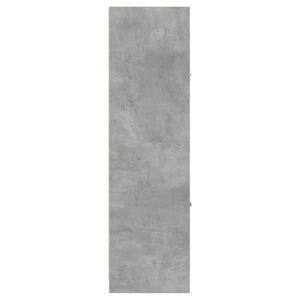 Armadietto da Farmacia Grigio Cemento 30x41x144,5 cm Truciolato 855172