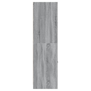 Armadietto da Farmacia Grigio Sonoma 30x41x144,5 cm Truciolato 855174