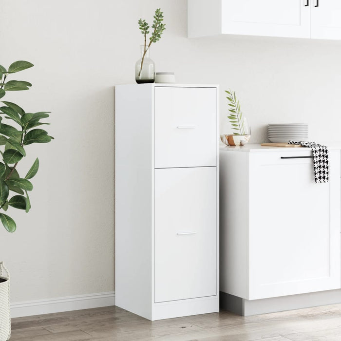 Armadietto da Farmacia Bianco 40x41x118 cm in Truciolato