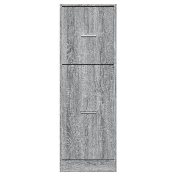 Armadietto da Farmacia Grigio Sonoma 40x41x118 cm in Truciolato 855201