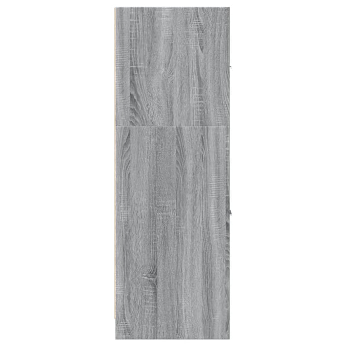 vidaXL Armadietto da Farmacia Grigio Sonoma 40x41x118 cm in Truciolato