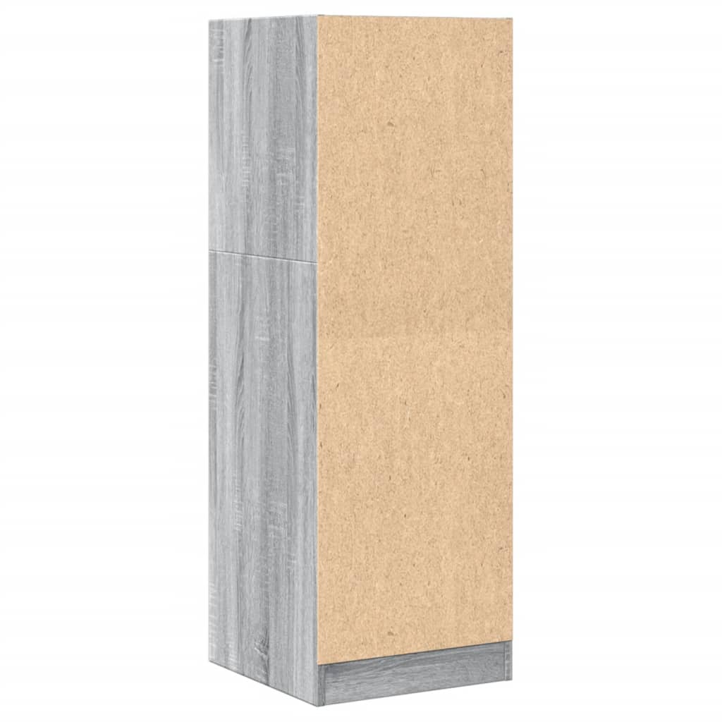 Armadietto da Farmacia Grigio Sonoma 40x41x118 cm in Truciolato 855201