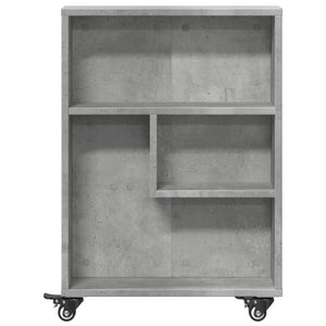Carrello Stretto Grigio Cemento 48x13x68 cm in Truciolato 855226