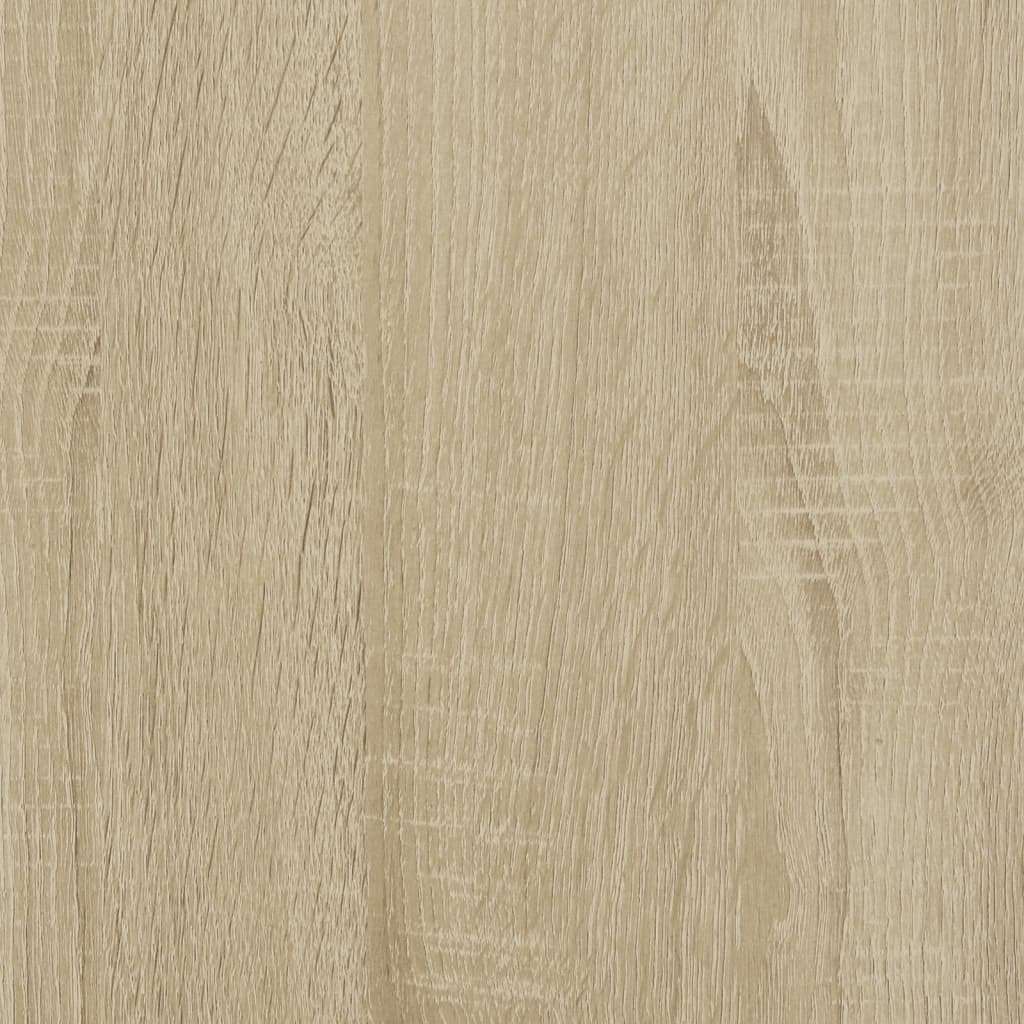 Carrello Stretto a 3 Livelli Rovere Sonoma in Truciolato 855252
