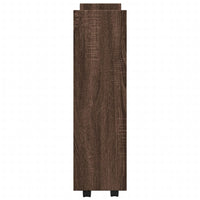 Carrello Stretto a 3 Livelli Rovere Marrone in Truciolato 855256