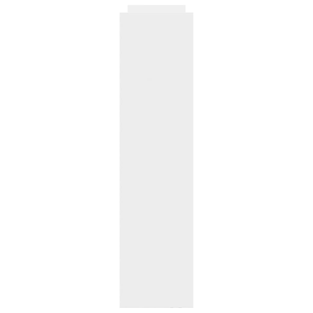 Carrello portaoggetti stretto a 4 ripiani bianco in legno ingegnerizzato 855259