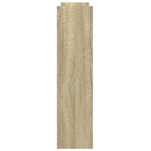 Carrello Stretto a 4 Livelli Rovere Sonoma in Truciolato 855261