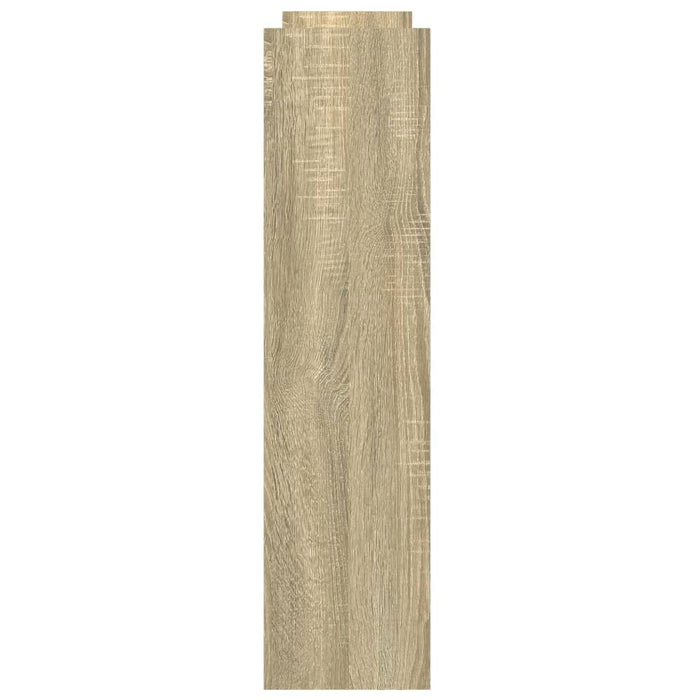 vidaXL Carrello Stretto a 4 Livelli Rovere Sonoma in Truciolato