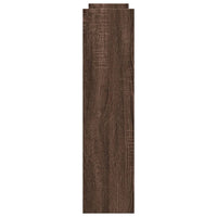 Carrello Stretto a 4 Livelli Rovere Marrone in Truciolato 855265