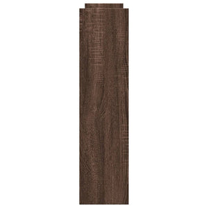 Carrello Stretto a 4 Livelli Rovere Marrone in Truciolato 855265