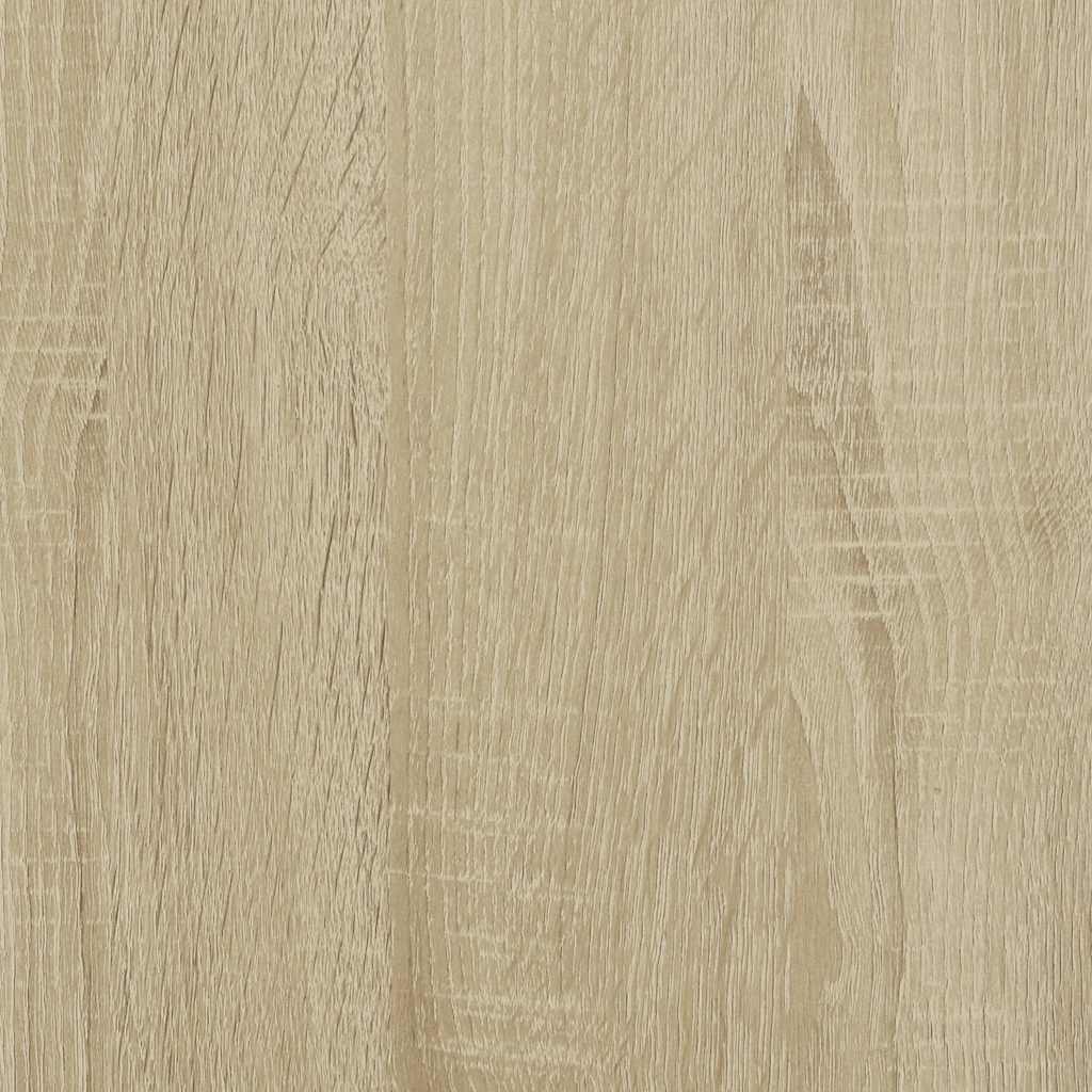 Armadietto da Bagno Stretto con Ruote Rovere Sonoma Truciolato 855288
