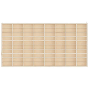 Teca da Collezione in Legno con 80 Scomparti 80x4,5x40,5 cm