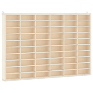 Vetrina da collezione in legno con 60 scomparti 60x4,5x40,5cm 4017378