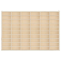 Vetrina da collezione in legno con 60 scomparti 60x4,5x40,5cm 4017378
