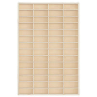 Teca da Collezione in Legno con 56 Scomparti 40x4,5x60 cm