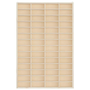 Teca da Collezione in Legno con 56 Scomparti 40x4,5x60 cm