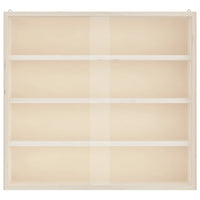 vidaXL Teca da Collezione in Legno con Porte 40x8,5x37 cm