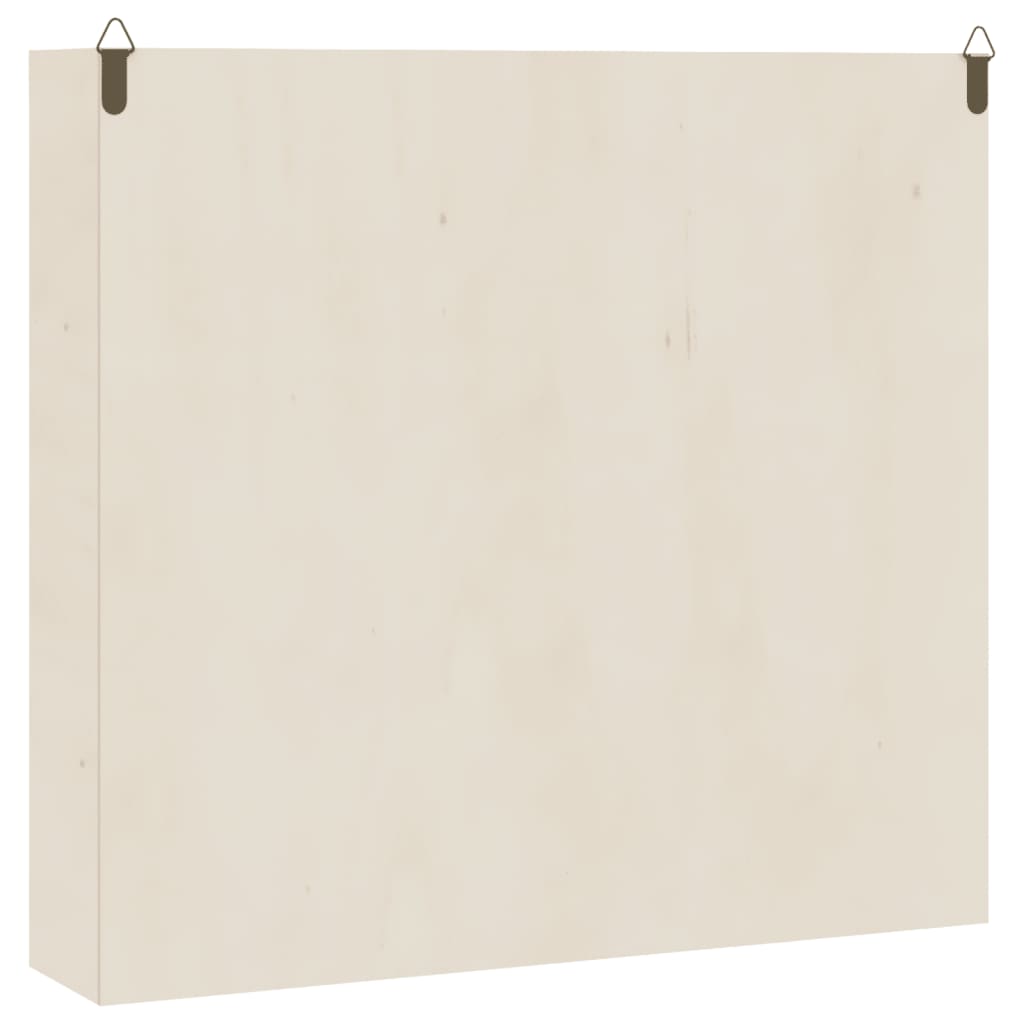 vidaXL Teca da Collezione in Legno con Porte 40x8,5x37 cm