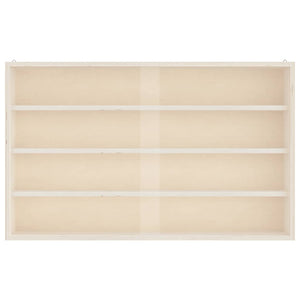 Vetrina da collezione in legno con ante 60x8,5x37cm 4017386
