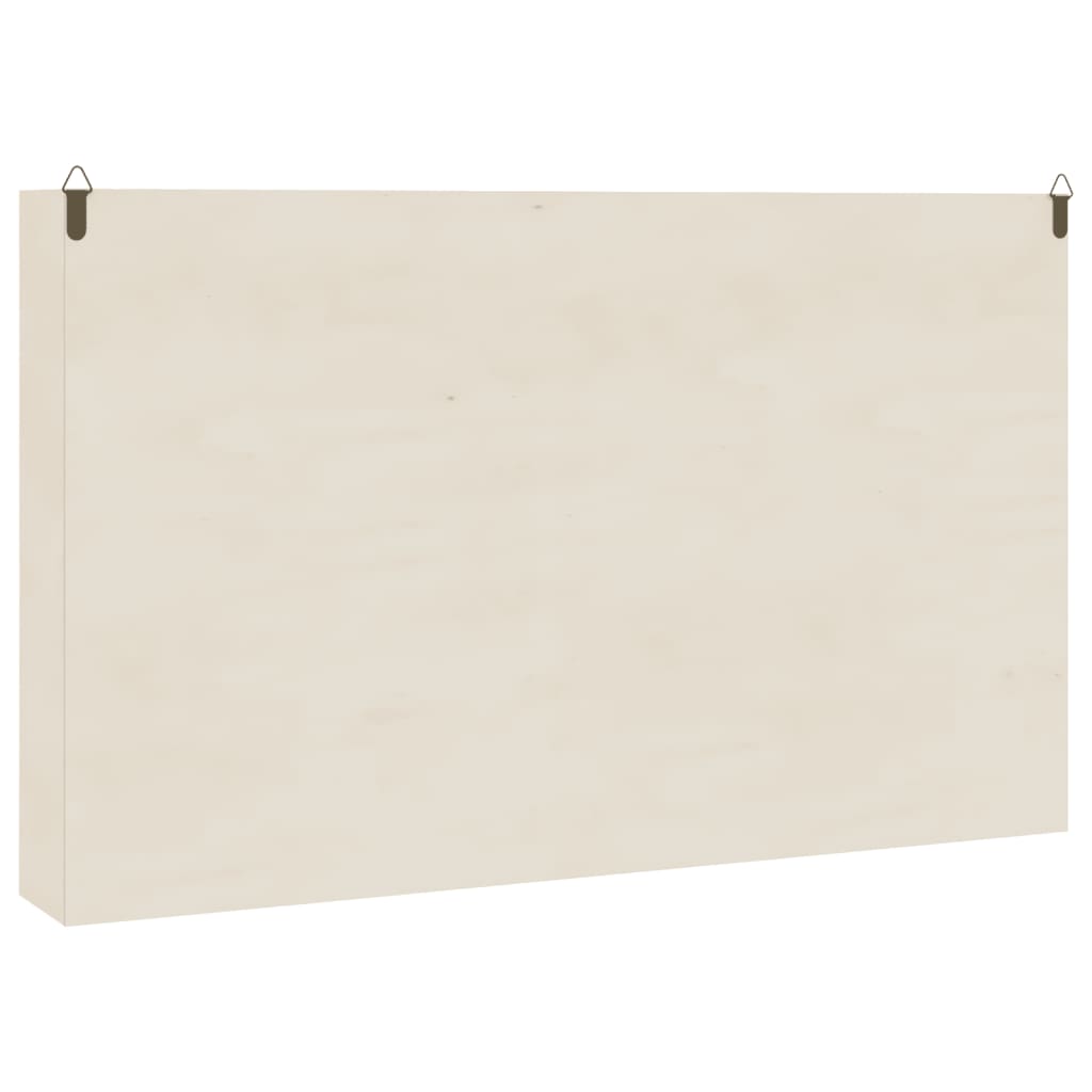 vidaXL Teca da Collezione in Legno con Porte 60x8,5x37 cm