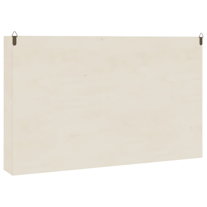 vidaXL Teca da Collezione in Legno con Porte 60x8,5x37 cm