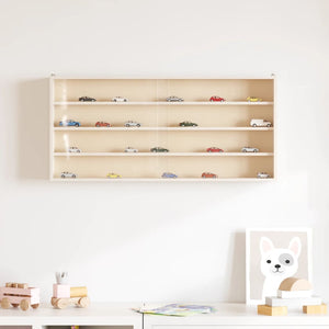 Vetrina da collezione in legno con ante 80x8,5x37cm 4017387