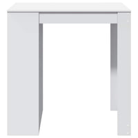 vidaXL Tavolo da Bar Bianco 102x70x103,5 cm in Truciolato