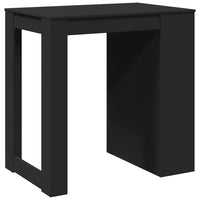 vidaXL Tavolo da Bar Nero 102x70x103,5 cm in Truciolato